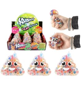 Squeeze poo met colorful beads
