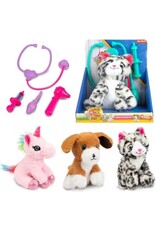 TOI TOYS Pluchen dier met dierenarts