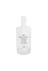 leeff Leeff Waterfles “ hey Beautiful drink some water” 750 ml