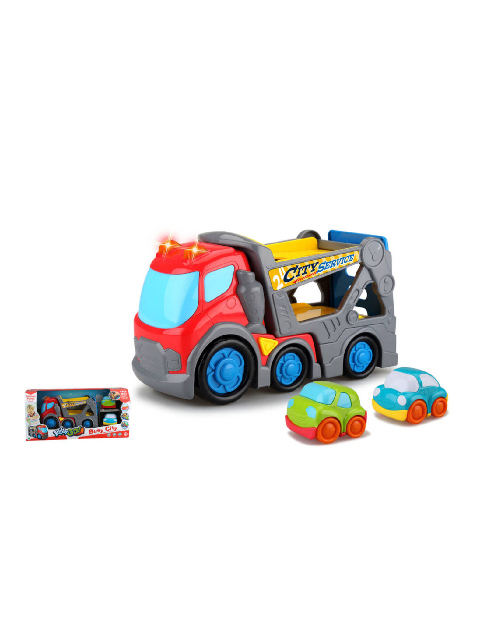 Kiddygo vrachtauto met oplegger