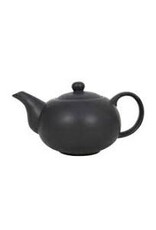 HTL Theepot aardewerk 1L - mat zwart €14,95