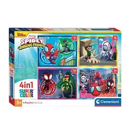 CLEMENTONI Clementoni Legpuzzel 4in1 Spidey and His Amazing Friends