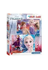 DISNEY Clementoni Puzzel Disney Frozen 2, 2x60st.