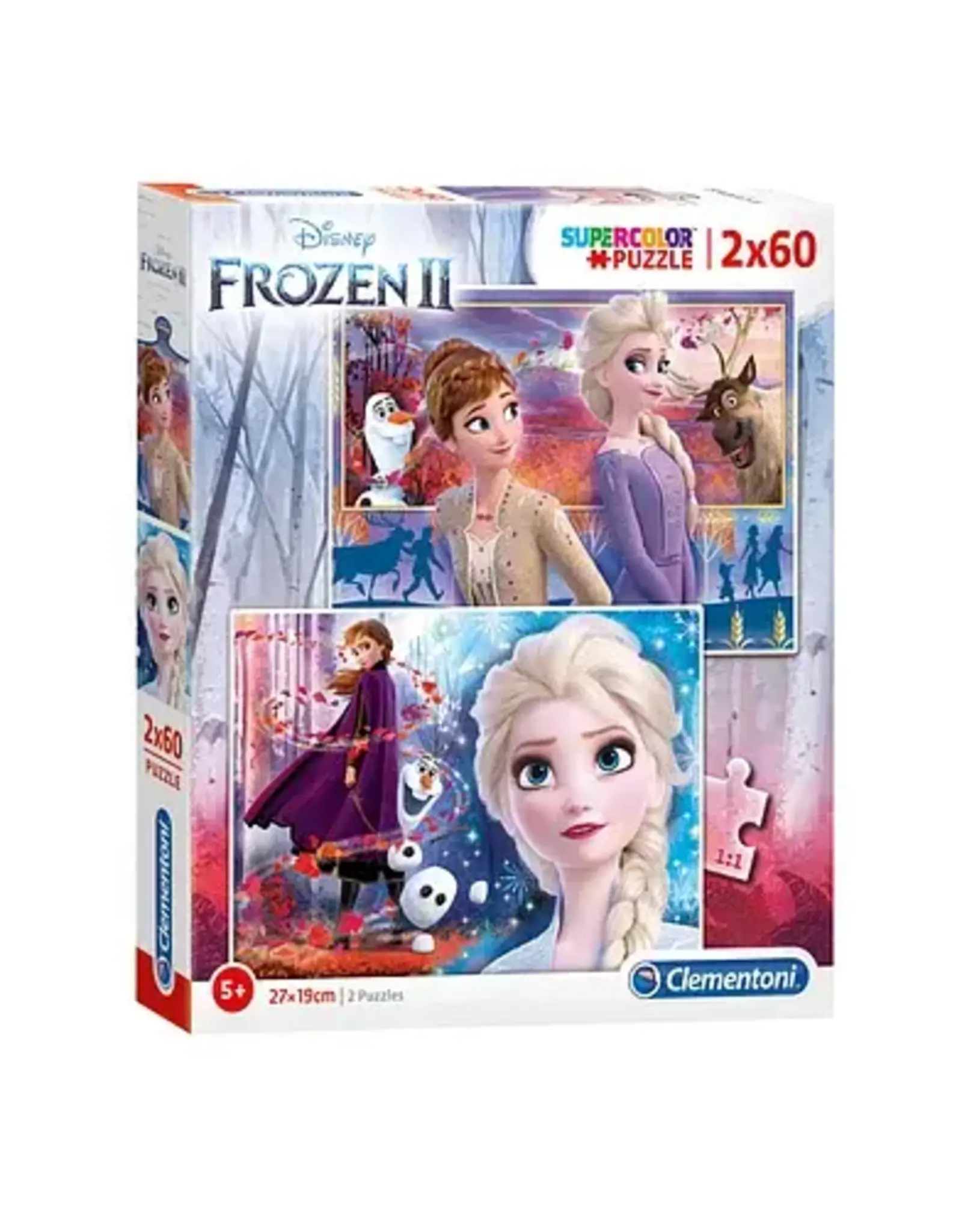 DISNEY Clementoni Puzzel Disney Frozen 2, 2x60st.