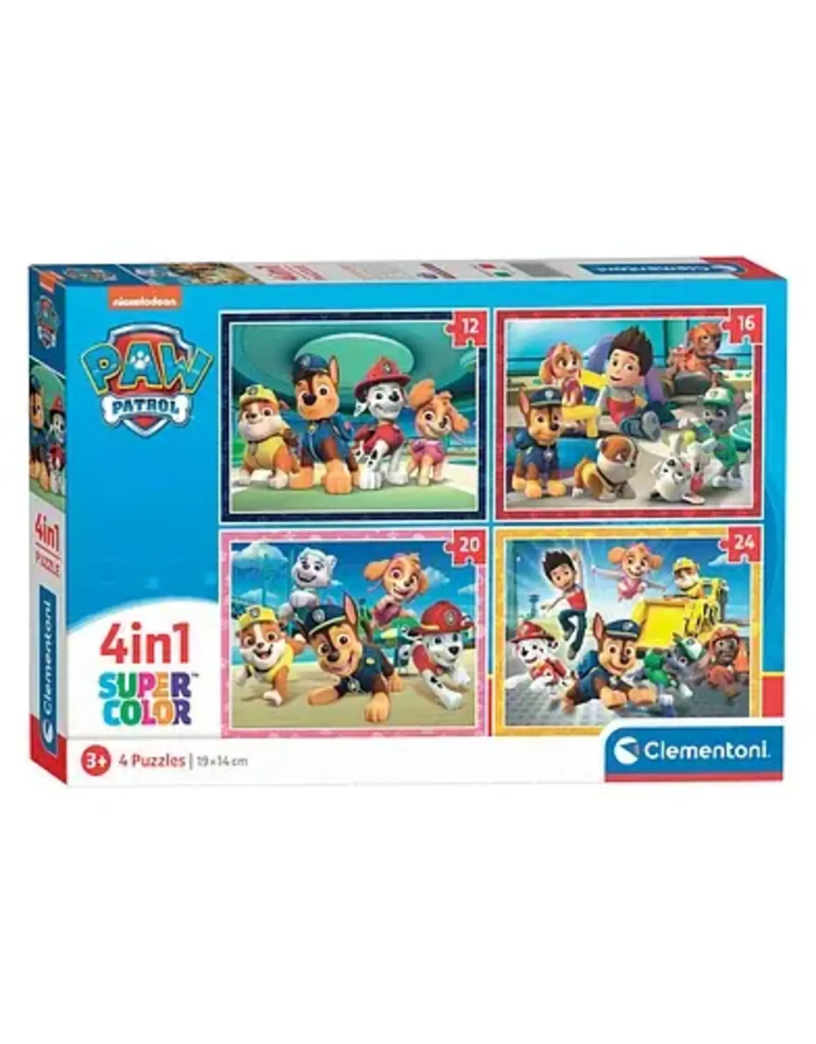 NICKELODEON Clementoni Puzzels PAW Patrol, 4in1