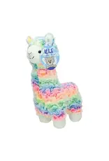 kie Pluche Regenboog Alpaca Knuffel - 28cm