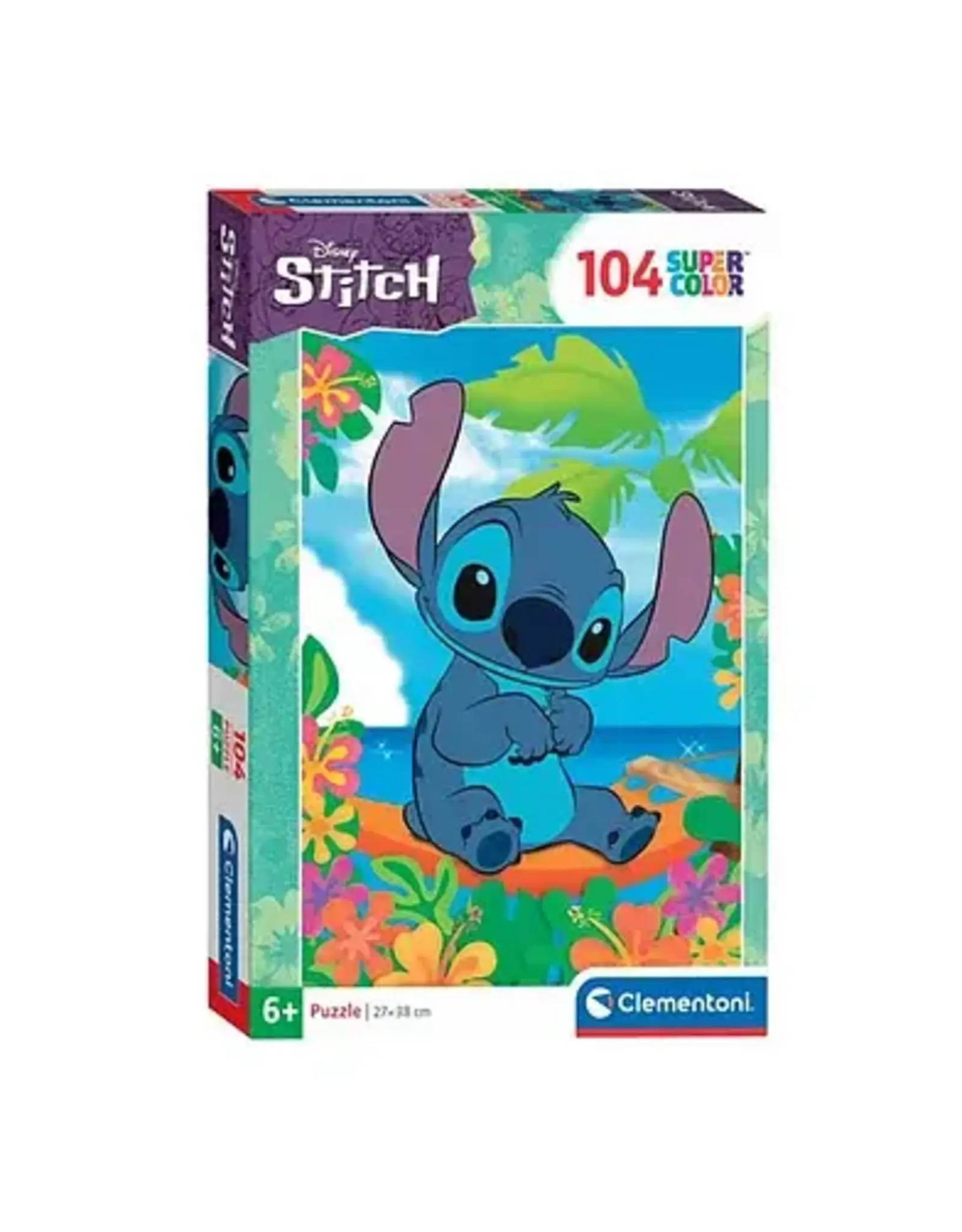 DISNEY Clementoni Legpuzzel Super Color Stitch, 104st