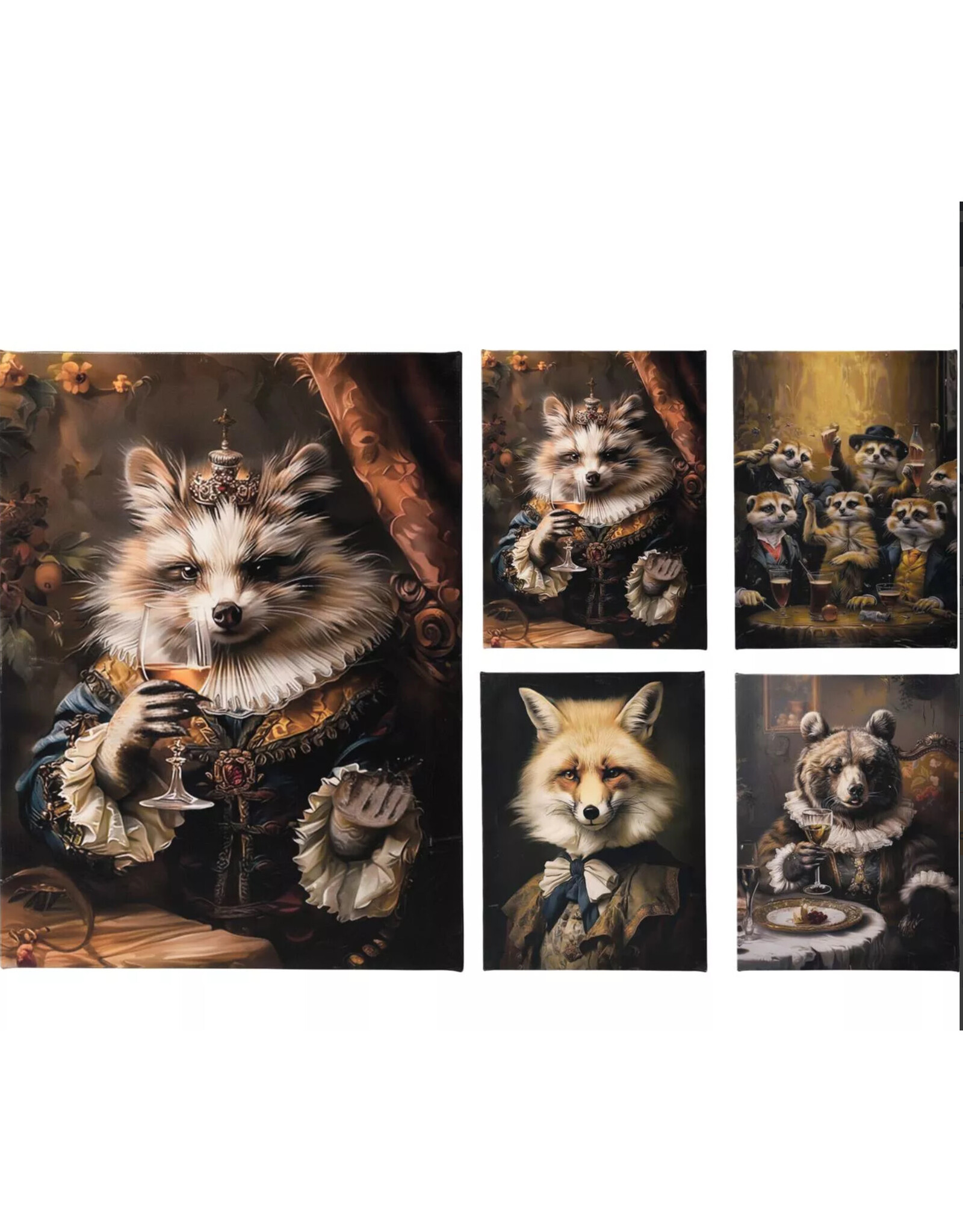 HOME & STYLE Canvas schilderij dieren