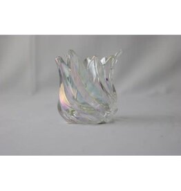 MANSION Waxinelichthouder tulp wit 9x9x9,3cm