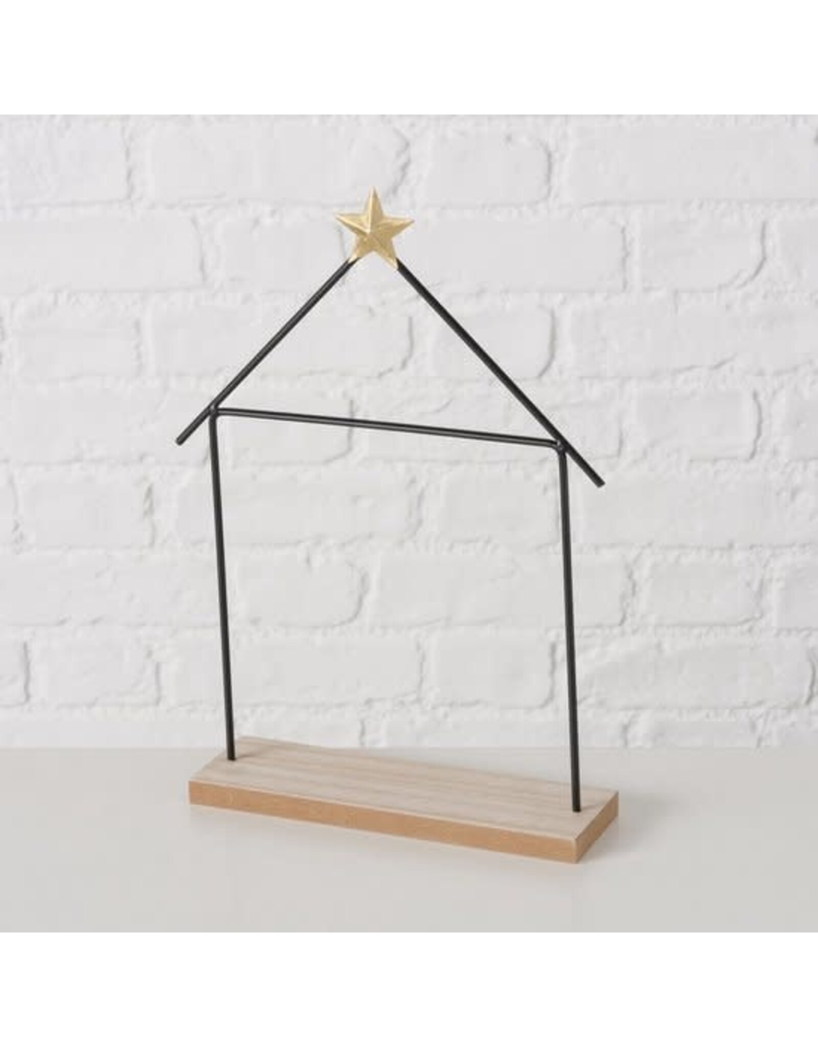 BOLSIUS Boltze - Kerststal -Minimalistisch - NATOS - 11 figuren - Metaal - Polyresin -22x32x6cm