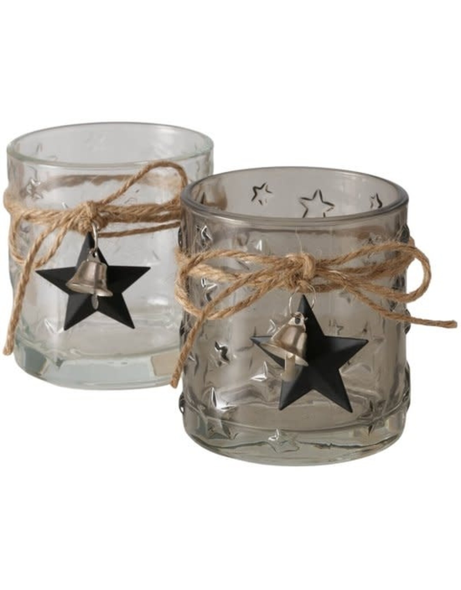 Boltze Home Boltze home windlicht ster 9,5x8x8cm