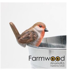 Farmwood Pothanger vogel roodborstje