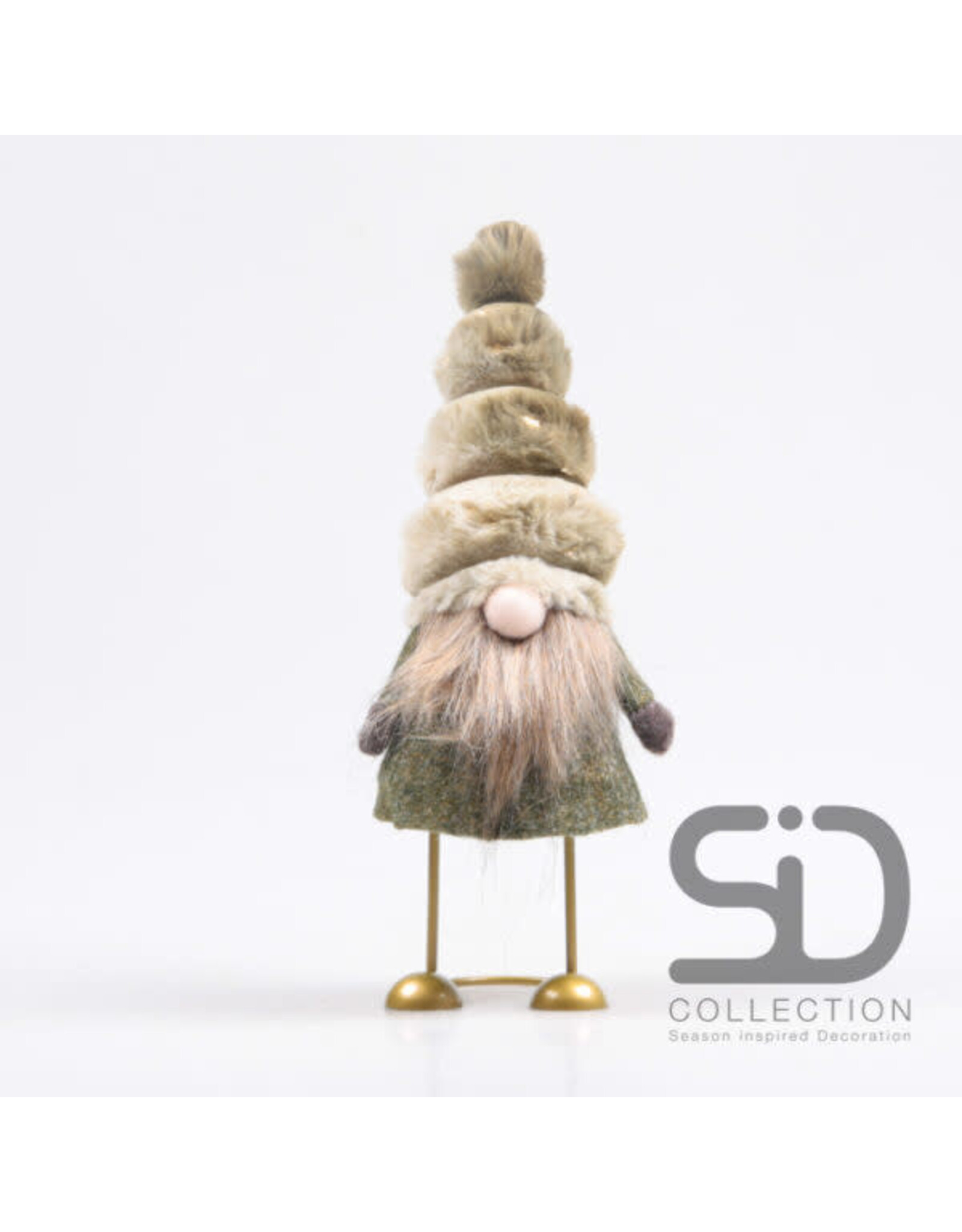 SID Beeld Kerstkabouter toby 9x9x27cm