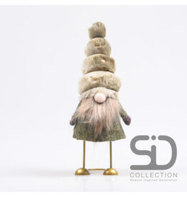 SID Beeld Kerstkabouter toby 9x9x27cm