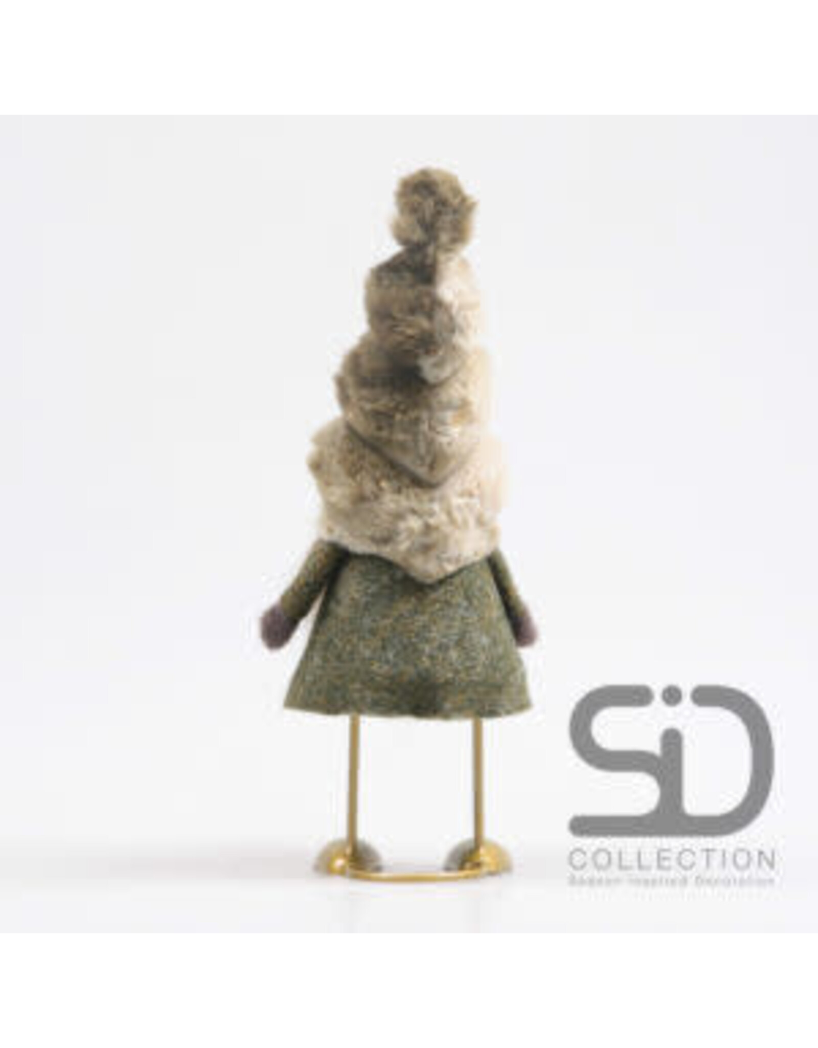 SID Beeld Kerstkabouter toby 9x9x27cm