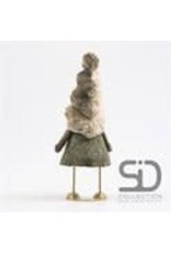 SID Beeld Kerstkabouter toby 9x9x27cm