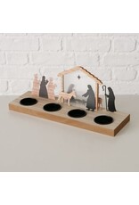 Boltze Home Boltze Home Kersttafereel 30x9,2x12,5cm