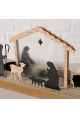 Boltze Home Boltze Home Kersttafereel 30x9,2x12,5cm