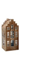 MANSION Decohanger huis bruin 6x14,5cm