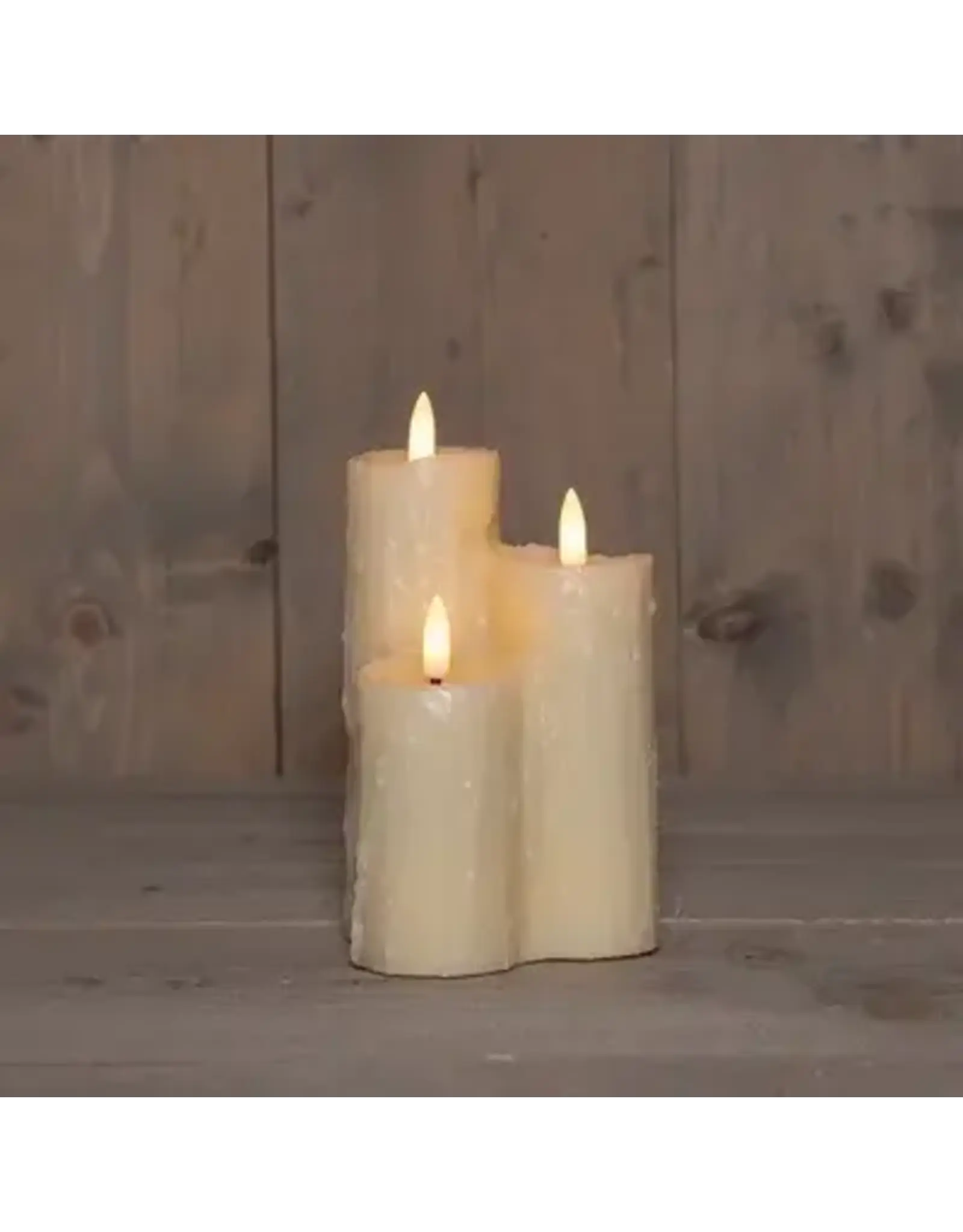 anna`s collection Anna's Collection LED stompkaars wit 11 x 11 x 16 cm