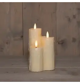 anna`s collection Anna's Collection LED stompkaars wit 11 x 11 x 16 cm