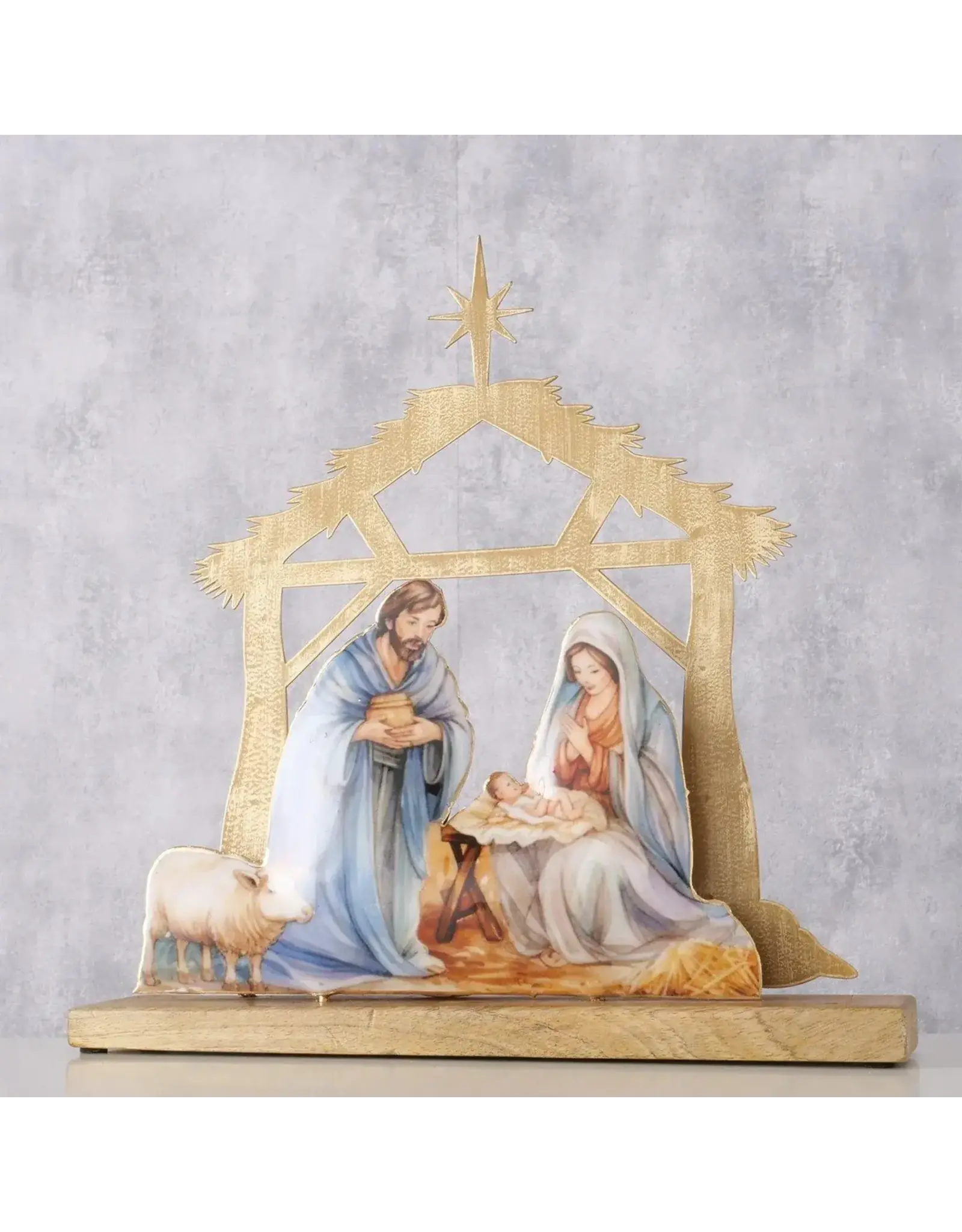 Boltze Home Boltze Home Kersttafereel 30,5x32,5cm