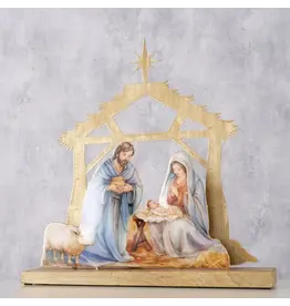 Boltze Home Boltze Home Kersttafereel 30,5x32,5cm