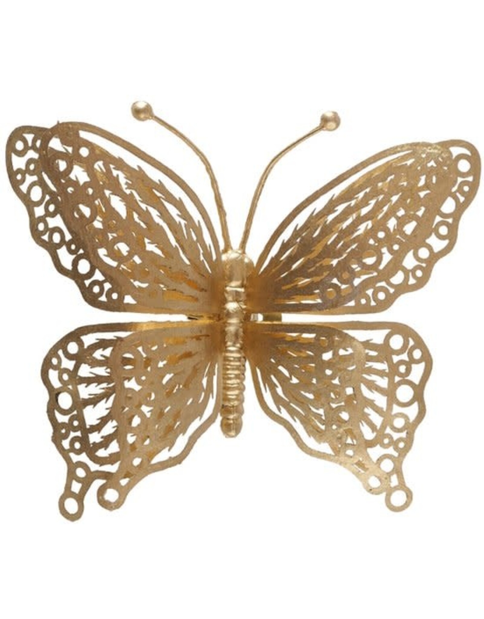 Vlinder op clip 15x4cm