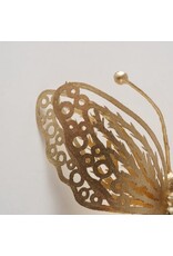 Vlinder op clip 15x4cm