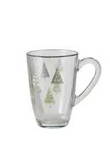 Boltze Home Boltze Home Mok kerstboom 325ml glas