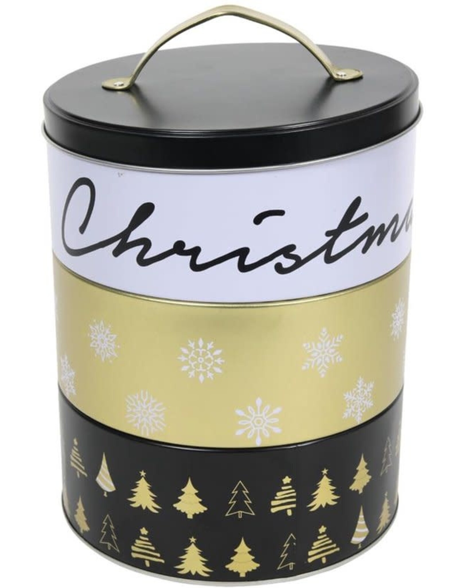 Svenska Living Opbergblik kerst 3-laags Ø16,7x22/24,5cm