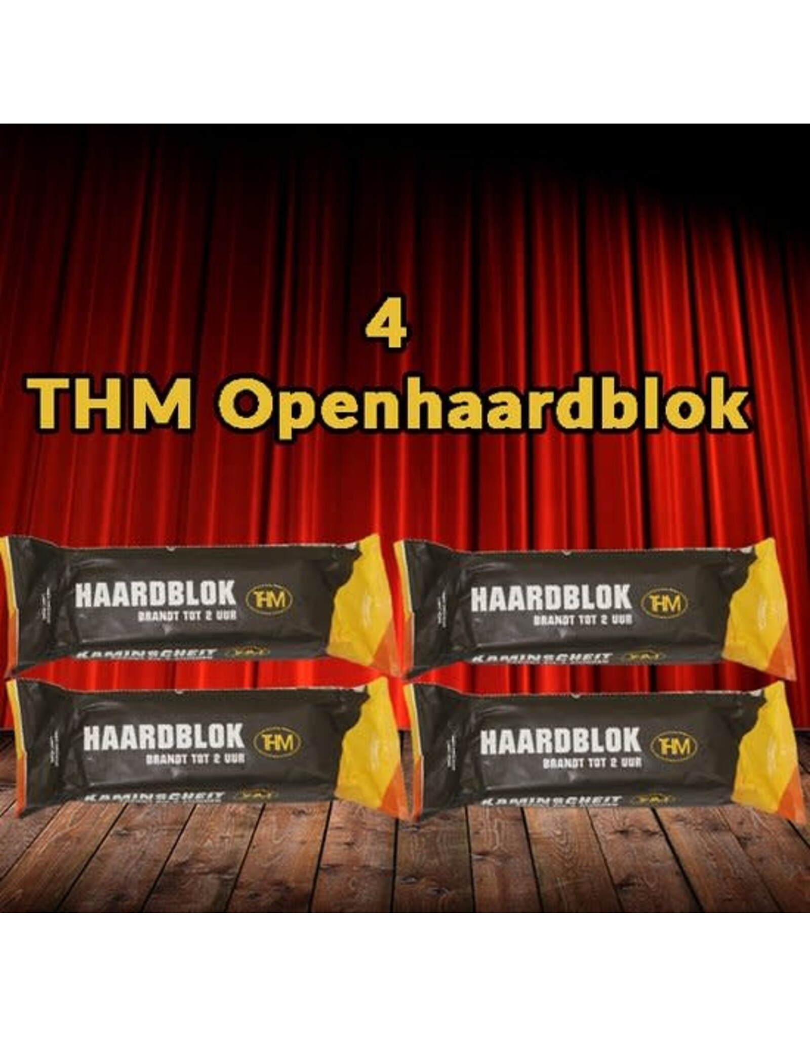 Openhaardblok 4 stuks - THM