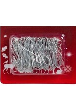 TARRINGTON HOUSE Kerstbalhaakjes 100 Stuks zilver