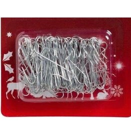 TARRINGTON HOUSE Kerstbalhaakjes 100 Stuks zilver