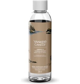 Yankee Candle Yankee Candle - Navulling voor Geurstokjes 200 ml - Amber & Sandalwood