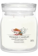 Yankee Candle Yankee Candle - London Christmas Tea Medium Geurkaars - 50 branduren - 2 lonten