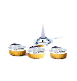 HENDI Brandpasta voor fonduebrander  3 stuks – geurloos en roetvrij – 2 uur brandduur