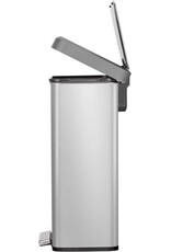 EKO EKO - Cozy pedaalemmer 45 liter - Stainless steel Plastic - mat RVS - Prullenbak