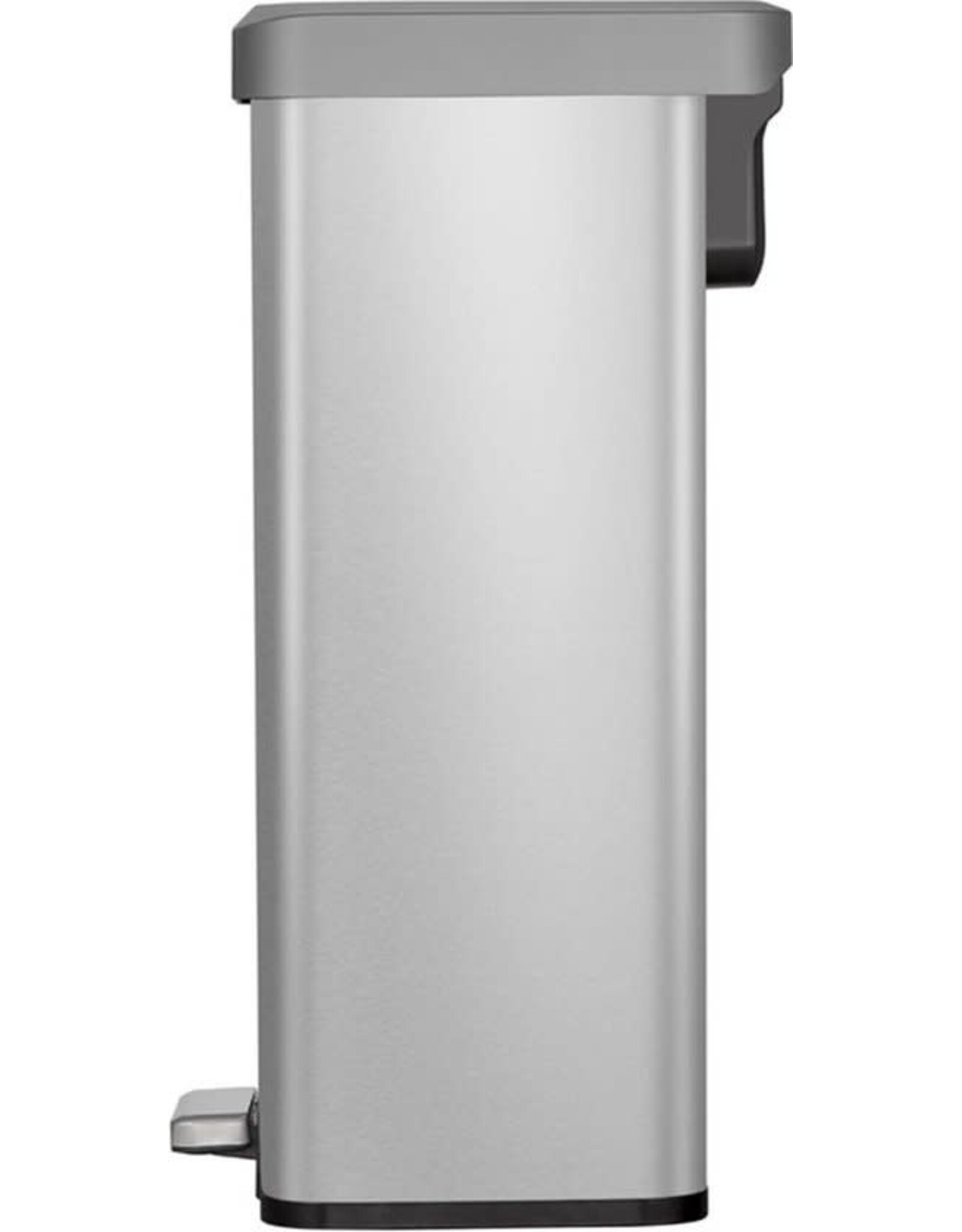 EKO EKO - Cozy pedaalemmer 45 liter - Stainless steel Plastic - mat RVS - Prullenbak