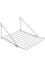 TOMADO Tomado - Droogrek Breda - 7 meter drooglengte - Ophangen aan radiator, deur, douchewand of balkon - Matzwart