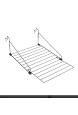 TOMADO Tomado - Droogrek Den Haag - Ophangen aan radiator, deur, douchewand of balkon - 9 meter Drooglengte - 5 jaar garantie - Matzwart