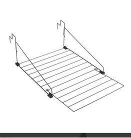 TOMADO Tomado - Droogrek Den Haag - Ophangen aan radiator, deur, douchewand of balkon - 9 meter Drooglengte - 5 jaar garantie - Matzwart