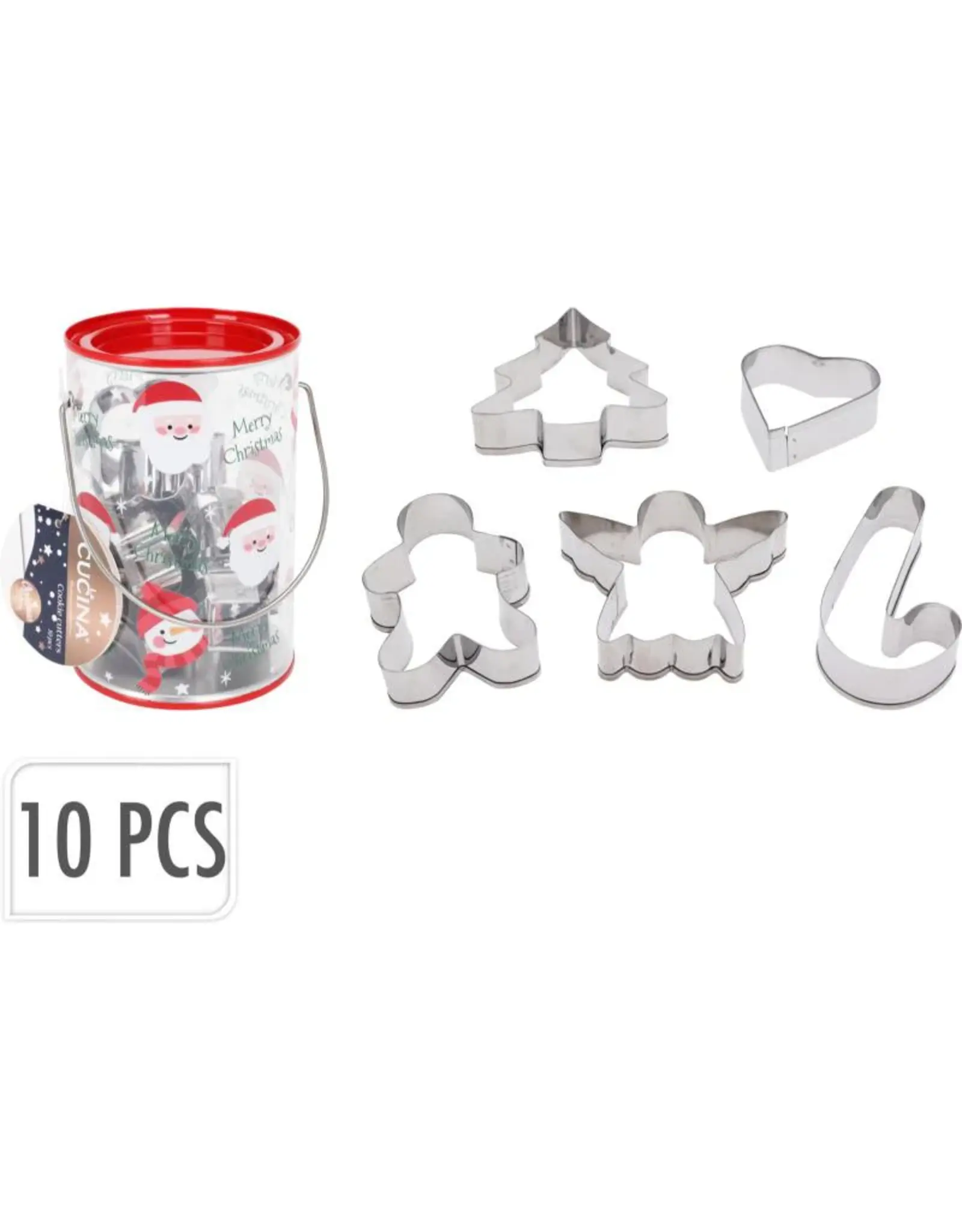LA CUCINA La cucina christmas cookie cutter set