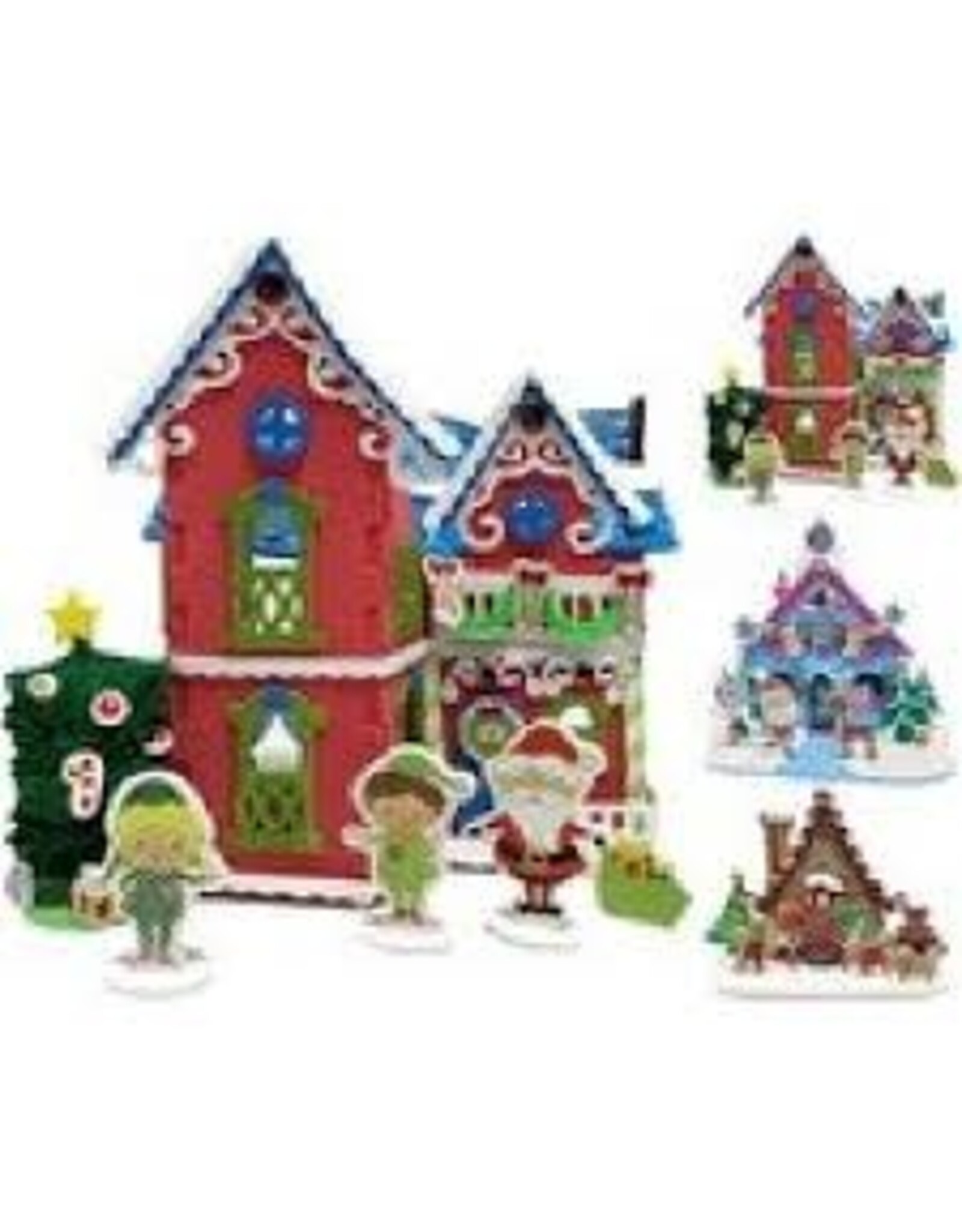 Kerst Tafereel Hobbyset 3 asorti