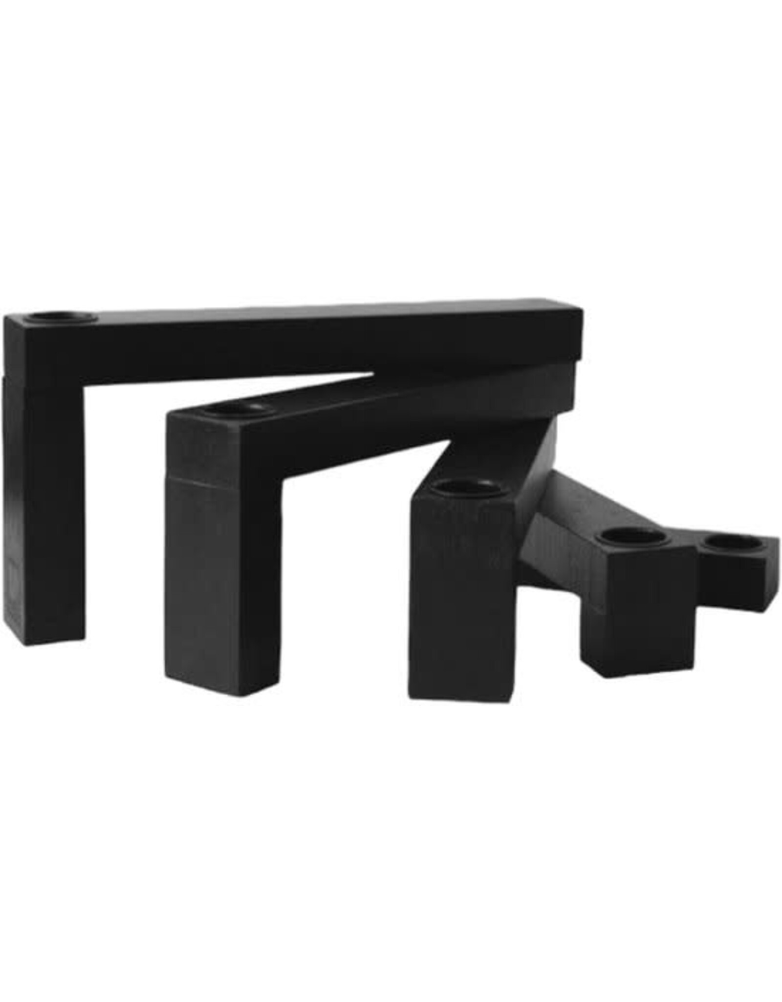 leeff Leeff - Candle Holder - 'Coen' - Zwart - Kandelaar