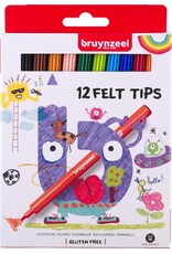 BRUYNZEEL Bruynzeel Viltstiften set | 12 kleuren