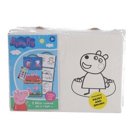 Hasbro Peppa Pig Canvas Mini 3 Op Touw
