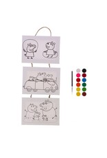 Hasbro Peppa Pig Canvas Mini 3 Op Touw