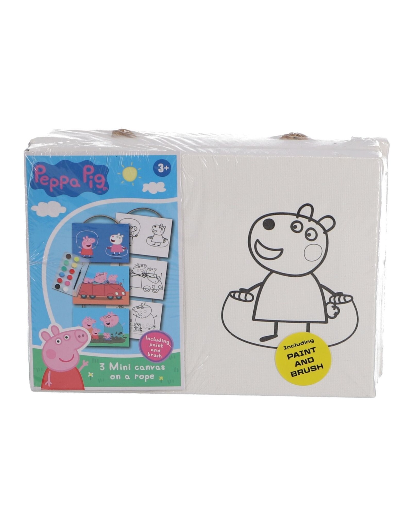 Hasbro Peppa Pig Canvas Mini 3 Op Touw