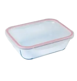 PYREX COOK&CLICK Pyrex 3.5 liter hittebestendige luchtdichte bewaardoos met deksel 30x23 cm